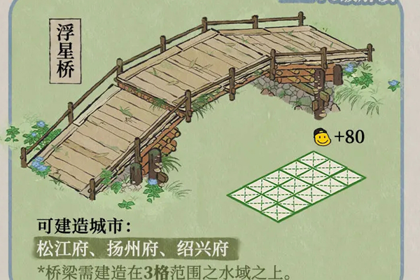 江南百景图福星桥怎么修建