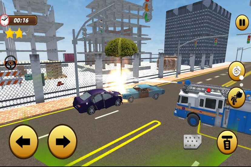 消防车模拟救援（1）
