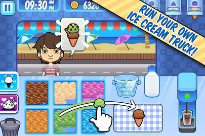 彩虹冰淇淋店小游戏（1）