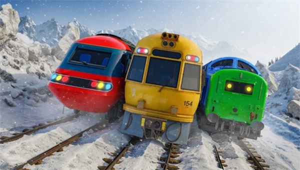 雪地上坡火车驾驶模拟（1）