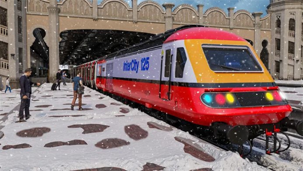 雪地上坡火车驾驶模拟（2）